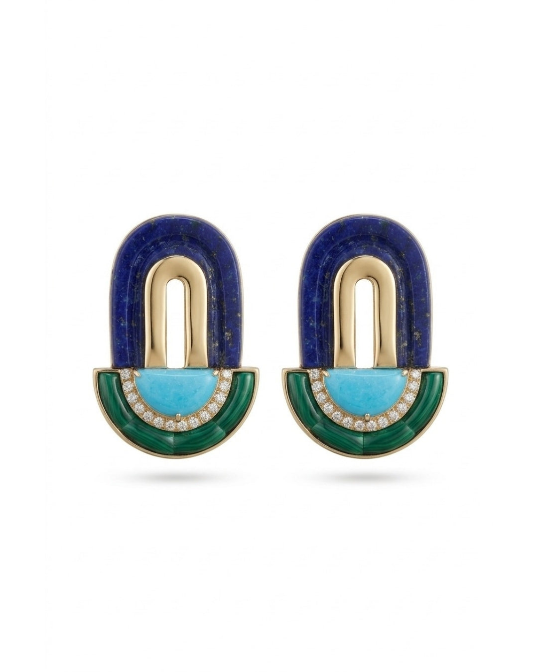 Chromo Earrings – Ocean Palette