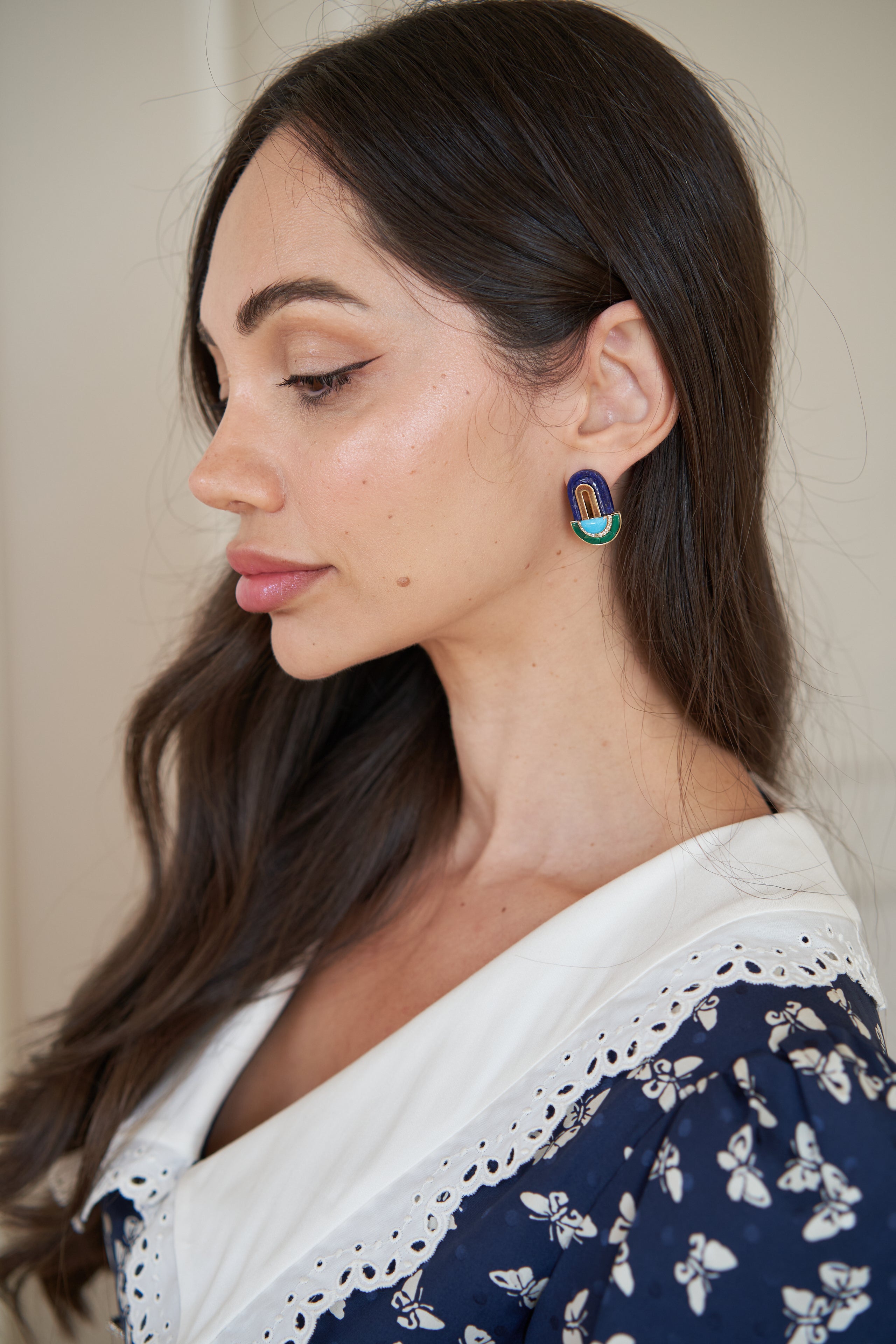 Chromo Earrings – Ocean Palette