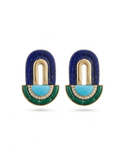 Chromo Earrings – Ocean Palette